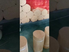 بریدن سرهای چوب‌های بامبو