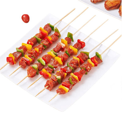 عرض 2.5 چوب بامبو باربیکیو آسان تمیز کردن چوب بامبو گرل