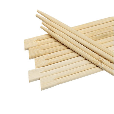 چوب خوردن یکبار مصرفی عملی چوب خوردن دوقلو بامبو سفارشی ساخته شده از بامبو طبیعی برای راحتی و حفاظت از محیط زیست