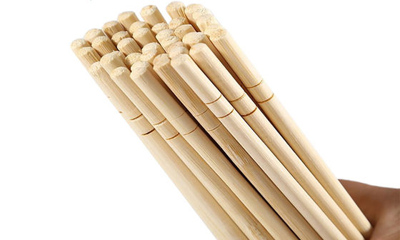 Eco-Friendly Disposable Bamboo Round Chopsticks with 200mm/225mm Length and 5.0mm Diameter for Restaurant Use