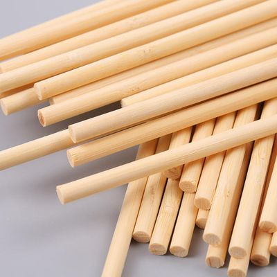 Disposable Bamboo Chopsticks Wholesale Eco Friendly Modern Round Shape Sustainable and Healthy Flatware for Camping and Hotels