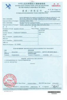 چین Hunan Shengheyuan Bamboo And Wood Products Import And Export Co., Ltd. گواهینامه ها